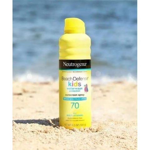xịt chống nắng cho bé neutrogena beach defense kids spf 70