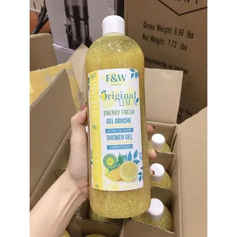 Sữa tắm có hạt F&W So White Exfoliating Shower Gel  940ml