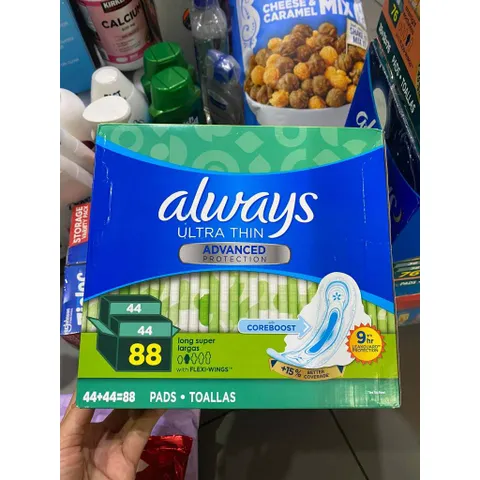 Băng Vệ Sinh ALWAYS Ultra Thin - Bảo Vệ Cao Cấp, Thiết Kế Siêu Mỏng, Thấm Hút Nhanh Chóng, Cảm Giác Thoải Mái Trong Ngày Kinh Nguyệt