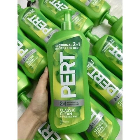 Dầu Gội & Xả Pert Classic Clean 2in1 1L - Giải Pháp Chăm Sóc Tóc Toàn Diện, Mềm Mượt, Khỏe Mạnh