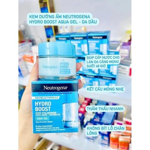 Kem Dưỡng Ẩm Neutrogena Hydro Boost Aqua Gel 50ml - Mẫu Mới