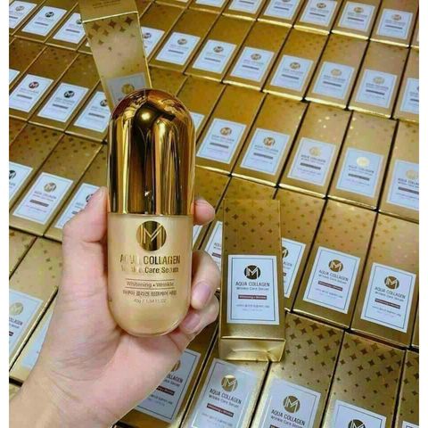 Serum Aqua JM Collagen tươi thủy phân Dưỡng Trắng Da