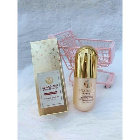 Serum Aqua JM Collagen tươi thủy phân Dưỡng Trắng Da