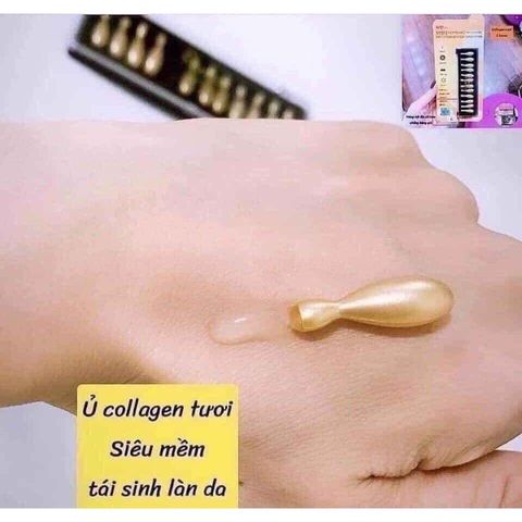 Serum Dưỡng Da JM Whitening Care Collagen Tươi Multi Vita - 12 Viên Ampoule Hàn Quốc Giúp Làm Sáng Da và Cung Cấp Độ Ẩm