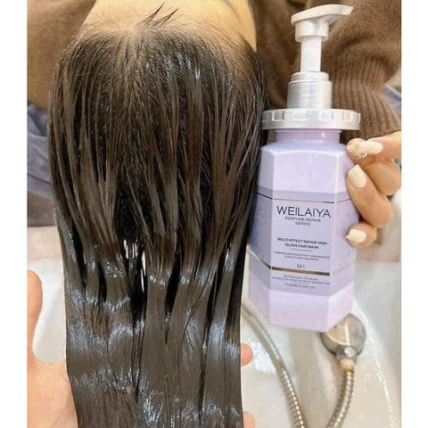 Dầu Hấp Tóc Weilaiya Phục Hồi Tóc Hư Tổn Giúp Tóc Bóng Mượt Chai 450ml