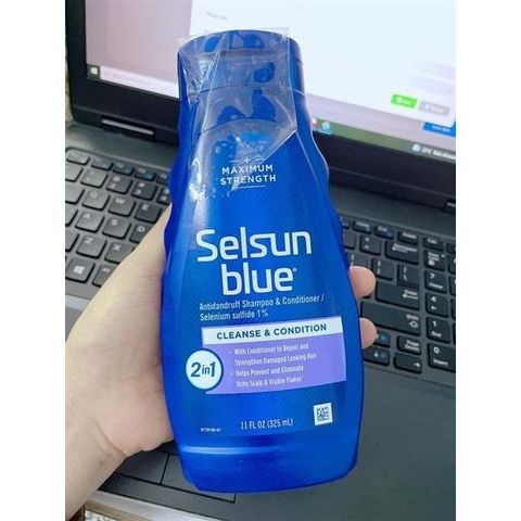 Dầu Gội Giảm Gàu Ngứa Selsun Blue 325ml - Giải Pháp Hiệu Quả Cho Da Đầu Khỏe Mạnh, Loại Bỏ Gàu Và Ngứa Tức Thì