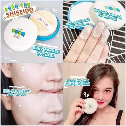 Phấn phủ dạng nén Shiseido Baby Powder Pressed - 50G