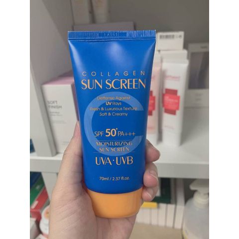 Kem Chống Nắng 3W Collagen Sun Cream Moisturizing SPF 50 - Bảo Vệ Da Khỏe Mạnh và Ẩm Mướt, Phù Hợp Mọi Loại Da