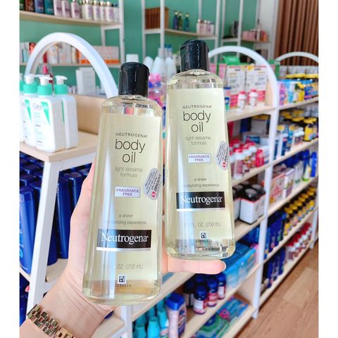 Tinh Dầu Dưỡng Thể Neutrogena Body Oil Light Sesame Formula 250ml - Dưỡng ẩm và bảo vệ da, phù hợp cho mọi loại da, đặc biệt da nhạy cảm