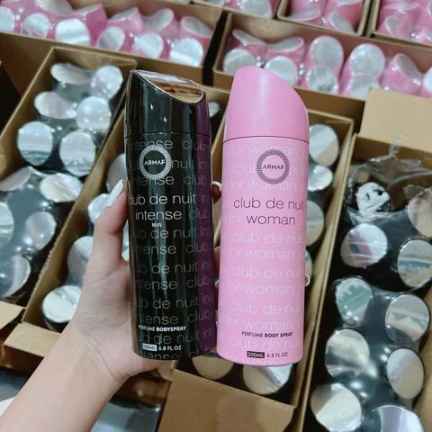 (Fullbox) Nước Hoa Xịt Toàn Thân Armaf Club De Nuit 200ml - Hương Thơm Sang Trọng Dành Cho Nam/Nữ, Sử Dụng Hàng Ngày Chính hãng