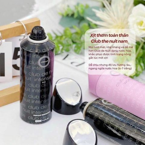 (Fullbox) Nước Hoa Xịt Toàn Thân Armaf Club De Nuit 200ml - Hương Thơm Sang Trọng Dành Cho Nam/Nữ, Sử Dụng Hàng Ngày Chính hãng