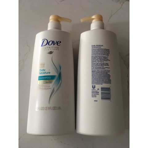 Dầu Gội Dove Daily Moisture Phục Hồi Tóc Hư Tổn 1.18L Mỹ