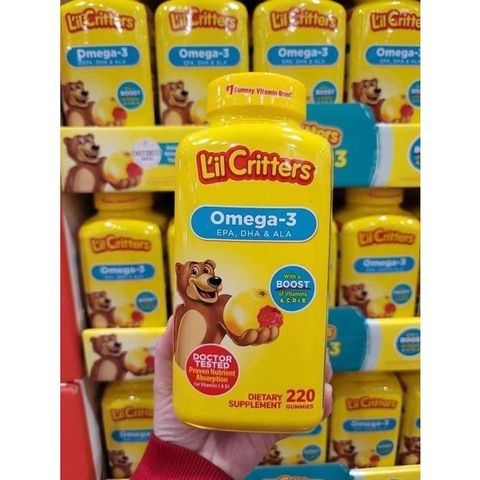Kẹo Dẻo - L'Il Critters Omega-3 220 Viên