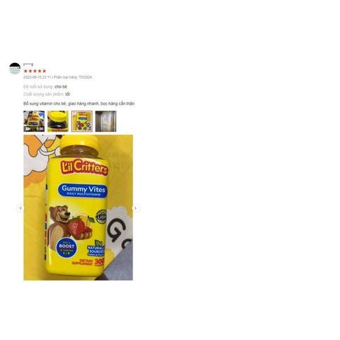 Kẹo Dẻo - L'Il Critters Omega-3 220 Viên