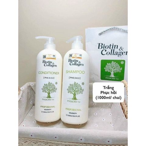 Combo Gội + Xả Dầu Xả Biotin & Collagen - 1000ml