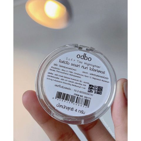 Phấn Bắt Sáng Odbo Soft Tint Highlighter 231690