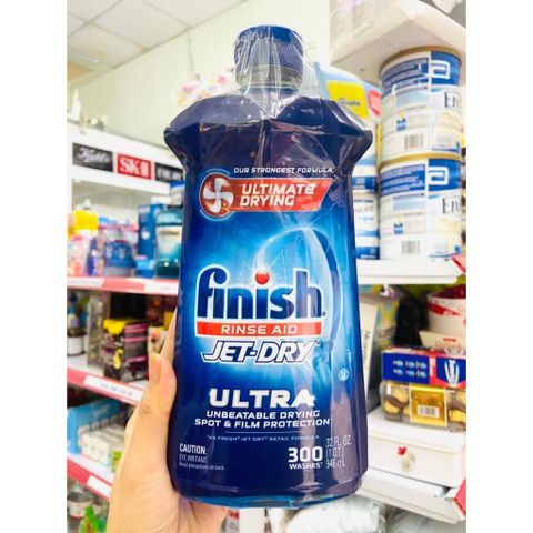 Nước Rửa Chén Finish 946ml - Giải Pháp Vệ Sinh Hiệu Quả Cho Máy Rửa Chén, Diệt Khuẩn, An Toàn Cho Gia Đình