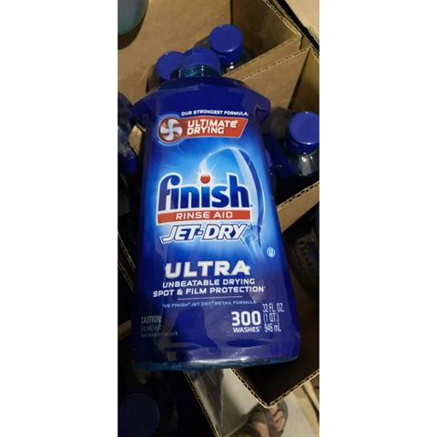 Nước Rửa Chén Finish 946ml - Giải Pháp Vệ Sinh Hiệu Quả Cho Máy Rửa Chén, Diệt Khuẩn, An Toàn Cho Gia Đình