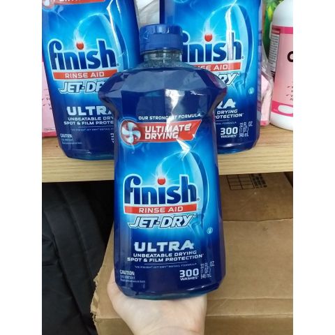 Nước Rửa Chén Finish 946ml - Giải Pháp Vệ Sinh Hiệu Quả Cho Máy Rửa Chén, Diệt Khuẩn, An Toàn Cho Gia Đình