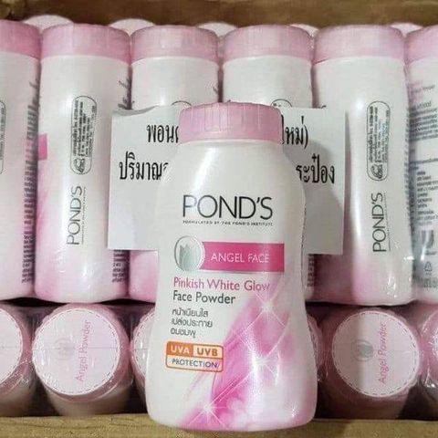 Phấn Bột Kềm Dầu Pond's Thái Lan 50g - Angel Face Pinkish White Glow - Lớp Trang Điểm Hoàn Hảo Kiềm Dầu, Hiệu Ứng Sáng Bóng Tự Nhiên