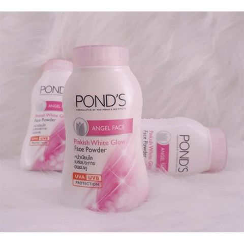 Phấn Bột Kềm Dầu Pond's Thái Lan 50g - Angel Face Pinkish White Glow - Lớp Trang Điểm Hoàn Hảo Kiềm Dầu, Hiệu Ứng Sáng Bóng Tự Nhiên