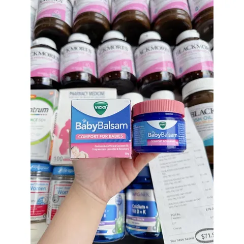 Dầu Vicks Baby Balsam - dầu bôi ấm ngực cho bé 231709