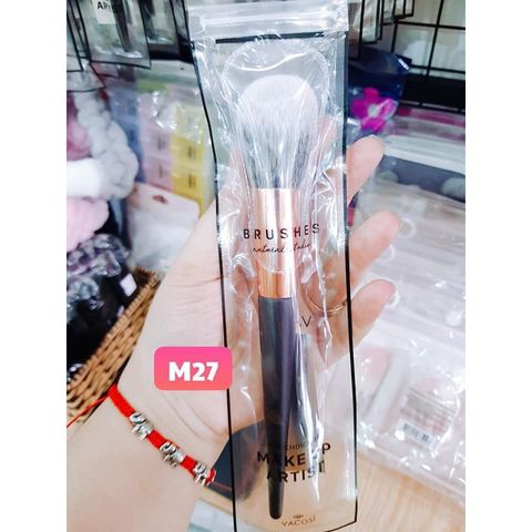 Cọ trang điểm Vacosi M27 - Cọ phủ & má đầu tròn cho lớp nền hoàn hảo, dễ dàng sử dụng và thân thiện với người mới học trang điểm