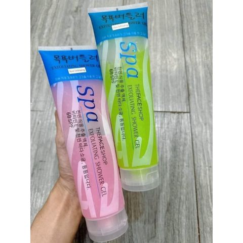 Gel Tẩy Tế Bào Chết Spa Exfoliating Shower Gel 350g - Sản Phẩm Chăm Sóc Da Mềm Mại, Thư Giãn Tại Nhà