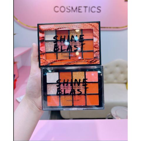 Bảng Phấn Mắt Nhũ 12 Ô Sivanna Colors Shine Blast Eyeshadow Palette màu 01 HF5015 231752