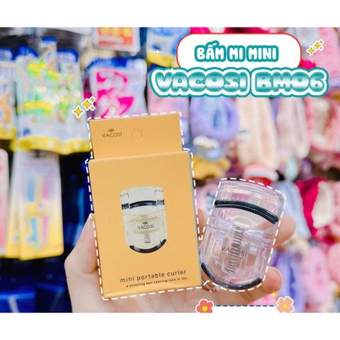 Bấm Mi Lò Xo Cán Đen Mini