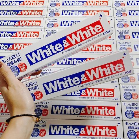 Kem Đánh Răng White & White 150Gr - Chăm Sóc Răng Miệng Hiệu Quả, Hơi Thở Thơm Mát, An Toàn Cho Mọi Gia Đình