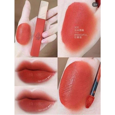 Son Kem 3CE Cloud Lip Tint - Son Dưỡng Môi Mềm Mại, Độ Bám Màu Cao, Thiết Kế Sang Trọng, Phù Hợp Cho Mọi Tông Da