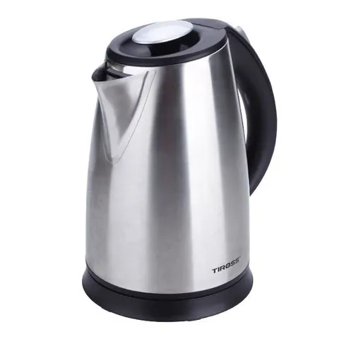 Bình đun siêu tốc Tiross TS486 1.7L 2000W Inox cao cấp - An toàn tự ngắt - Sản phẩm chính hãng Ba Lan 12 tháng bảo hành