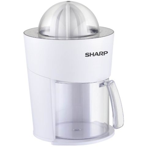 Máy Vắt Cam Sharp EJ-J408-WH 40W - Thiết Kế Sang Trọng, Dung Tích 0.85L, Hoạt Động êm ái, Đầu Vắt Tự Động đảo Chiều