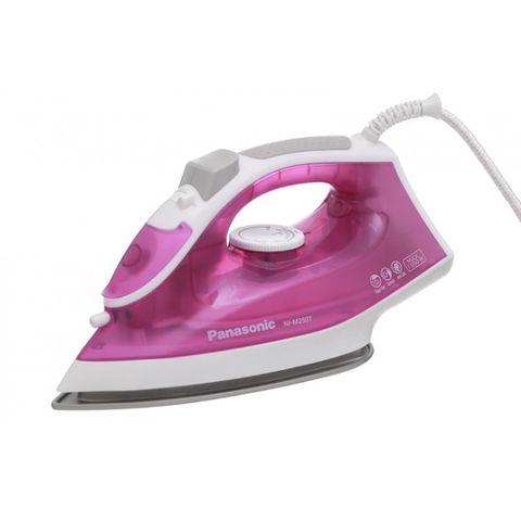 Bàn ủi hơi nước Panasonic PABU-NI-M250TPRA 1550W với mặt đế Titan chống dính, bình chứa 210ml, chức năng ủi nhanh hiệu quả