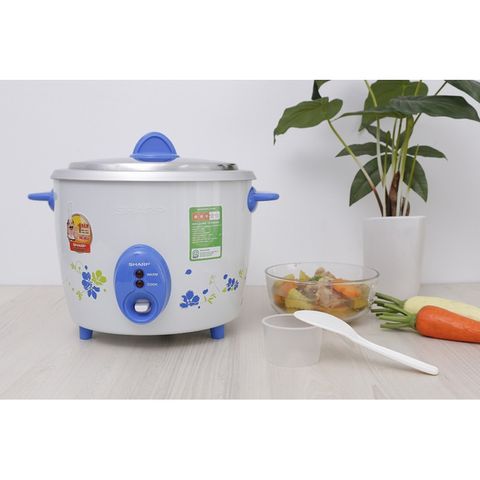 Nồi cơm điện Sharp KSH-D28V 2.8L - Nấu cơm và hâm nóng, công suất 1000W, cho gia đình trên 6 người, hàng Nhật Bản chất lượng cao.