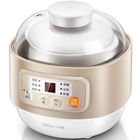 Nồi nấu chậm Bear DDZ-A08D1 / DDZ-A08G2 dung tích 0.8L - Hàng chính hãng