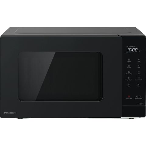 Lò Vi Sóng Panasonic 25 Lít NN-ST34NBYUE - Lò Vi Sóng Đen, Công Suất 900W, Rã Đông Tự Động, Thiết Kế Hiện Đại