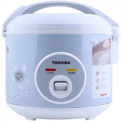 Nồi Cơm Điện Nắp Gài 1.0L Toshiba RC-10JFM(H)VN - Công Nghệ 3D, Giữ Ấm 12 Giờ, Hàng Chính Hãng, Dùng Cho Gia Đình 2-3 Người