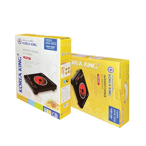Bếp Hồng Ngoại Đơn Korea King PINF-90/B - Công Suất 2000W, Mặt Kính Cường Lực, An Toàn với Khóa Trẻ Em và Chế Độ Hẹn Giờ