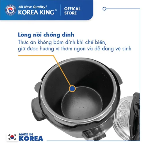 Nồi áp suất Korea King PEPC-60STSN - Hàng chính hãng