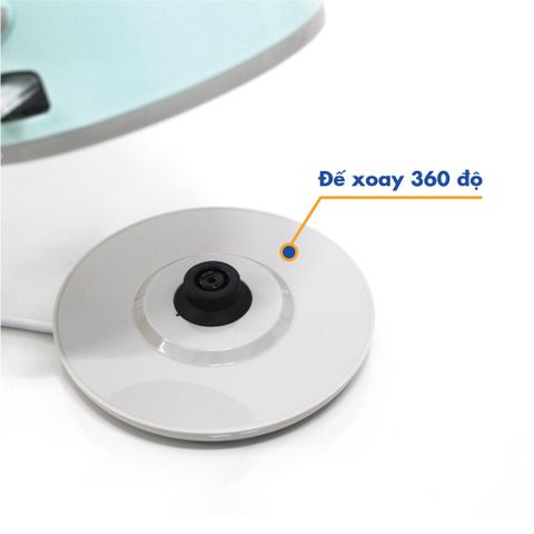 Bình đun siêu tốc Korea King PWP-17P/G 1.7L - Đun nước nhanh 1850W, An toàn vệ sinh thực phẩm, Bảo hành 12 tháng