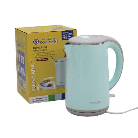 Bình đun siêu tốc Korea King PWP-17P/G 1.7L - Đun nước nhanh 1850W, An toàn vệ sinh thực phẩm, Bảo hành 12 tháng