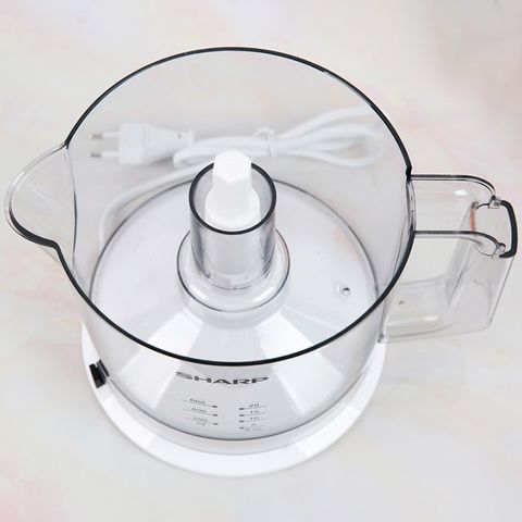 Máy Vắt Cam Sharp EJ-J256-WH Màu Trắng - Dung Tích 0.6L, Công Suất 25W, Thiết Kế Hiện Đại, Đầu Vắt Tự Động, Thích Hợp Gia Đình Trọn Gói Sức Khỏe