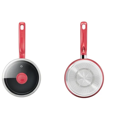 Nồi Cán Dài Quánh Tefal So Chef 18cm - Chảo Chống Dính Titan Bền, Phù Hợp Bếp Từ, Công Nghệ Thermo-Spot, Dễ Dàng Rót Thức Ăn