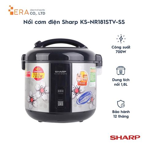 Nồi Cơm Điện Sharp KS-NR181STV 