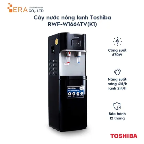 Cây Nước Nóng Lạnh Toshiba RWF-W1664TV(K1) - Thiết Kế Sang Trọng, Nhanh Chóng, An Toàn Cho Gia Đình