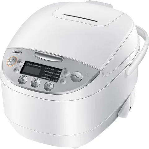 Nồi Cơm Điện Tử Toshiba RC-10DH2PV/W 1L & RC-18DH2PV/W 1.8L - 12 Chế Độ Nấu, Chống Dính Bichotan, Hàng Chính Hãng Nhật Bản