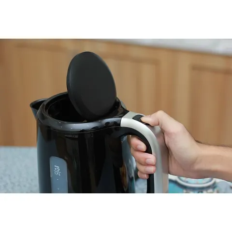 Bình đun nước siêu tốc Electrolux EEK3505 1.7L - Công suất 2200W, màu đen, bảo hành 24 tháng, chất lượng Thụy Điển