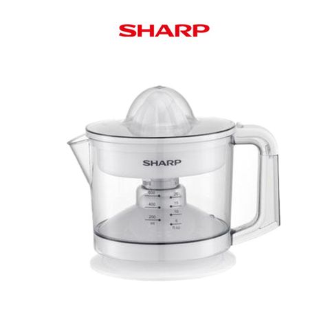 Máy Vắt Cam Sharp EJ-J407-WH/BK - Thiết Bị Ép Trái Cây Tiện Dụng, Công Suất 40W, Chân Đế Chống Trượt, Dung Tích 0,75L, An Toàn Và Dễ Sử Dụng